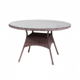 Комплект садовой мебели DECO 6 с круглым столом, шоколад