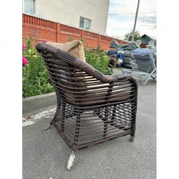 Кресло из ротанга AIKO MAGDA №2, коричневый