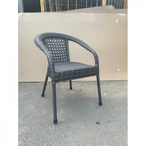 Садовое кресло из искусственного ротанга DECO 7019П, серый