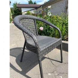Садовое кресло из искусственного ротанга DECO 7019R, серый