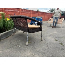 Садовый диван 2-х местный DECO, шоколад