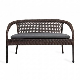 Садовый диван 2-х местный DECO, шоколад