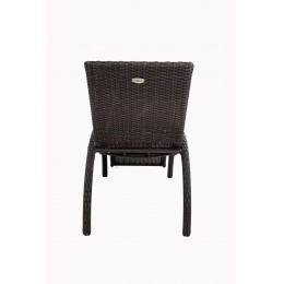 Шезлонг NICE, серо-коричневый