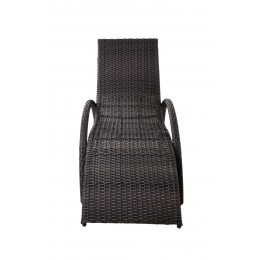 Шезлонг NICE, серо-коричневый