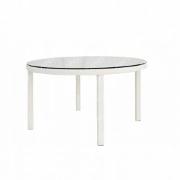Стол обеденный круглый AIKO SALVIA д 130, белый